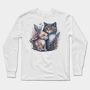 Cat Mommy Long Sleeve T-Shirt